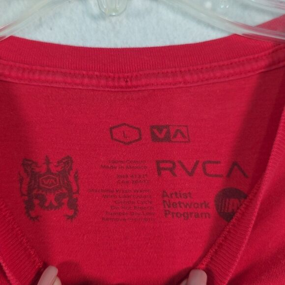 RVCA Artist Network Program Arron Horkey T-Shirt Native American Men's L 2009 - Picture 7 of 9